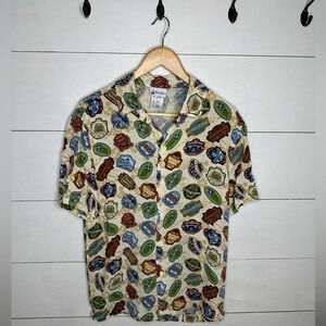 Disney Parks Disney Vacation Club DVC Woven Shirt Allover print - Size Small